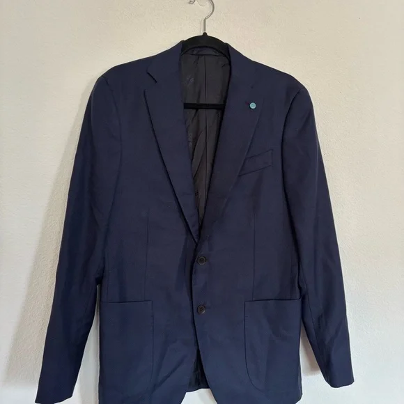 EIDOS Napoli Mens Wool Blazer Size 46R